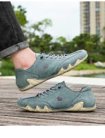 Zapatos De Verano Para Hombre Tamaños Grandes Casual Comodidad Baja Suela Suave Transpirable Deporte Cuero Sintético Bota Plana - details 11