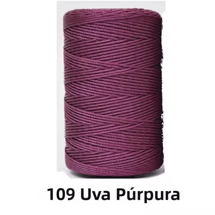 Hilo De Crocheteado De Seda De Hielo Polipropileno Multicolor Para Tejer Gorros Y Bolsos 1.5mm 200m DIY Artesanía - 1
