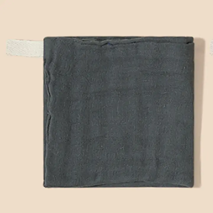 Babero de bebé de gasa de 6 capas de algodón puro de gran venta de INS, pañuelo cuadrado, toalla suave y cómoda para la cara del bebé - 1