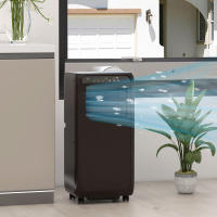 Aire acondicionado portátil 3 en 1: Refrigeración, ventilación y deshumidificación, BTU 9000, control remoto LED con temporizador. - details 0