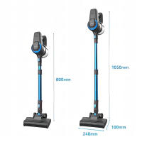 Aspiradora escoba sin cable 25kPa, inalámbrica vertical y de mano, 6 en 1 ligera, varita flexible 180°, 45 min, depósito 1,2 L, cepillo para mascotas, alfombra y suelos duros - details 0
