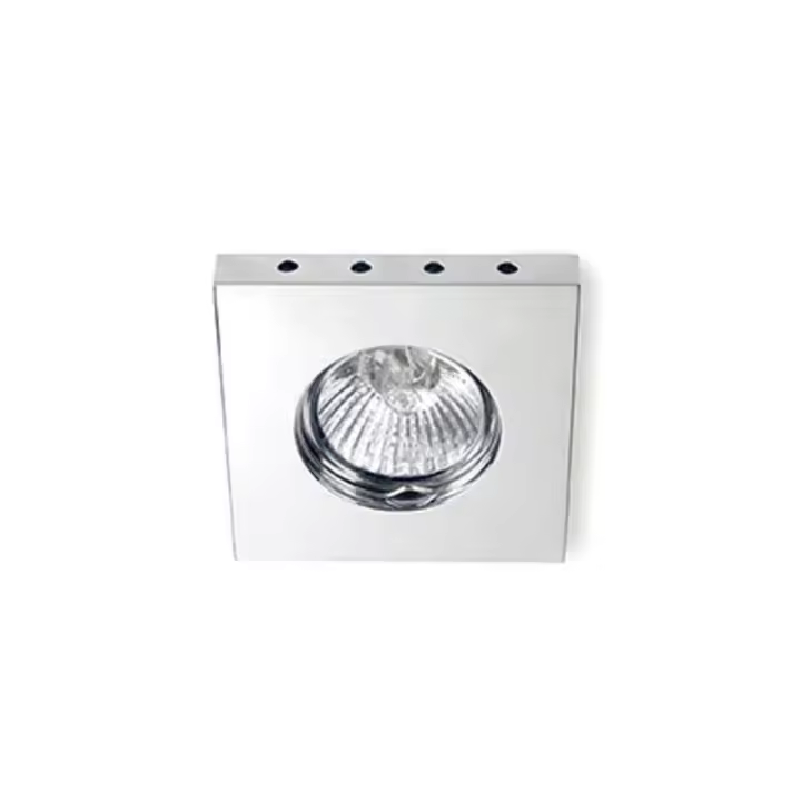CRISTAL RECORD Aro Empotrable LED Fijo Horus Cromo CRISTALRECORD 00-840-01-100 - 1