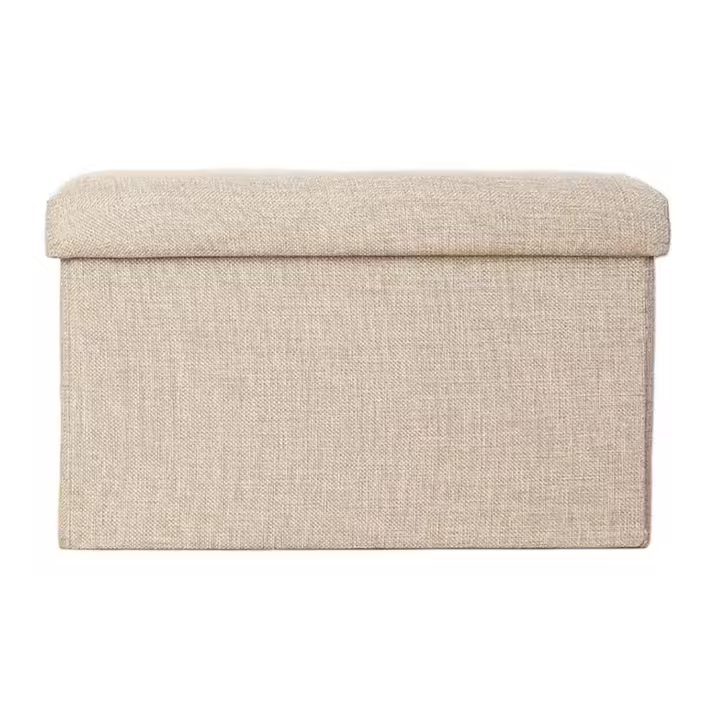 Taburete para almacenamiento, 45x25x25CM, Puff Ajustable, Banco Dormitorio, Salón SSITO - 1