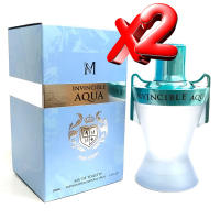 2 UNIDADES Invincible Aqua Eau de Toilette para hombre 100ml Montage Brands Fragancia inspirada en otros perfumes Pour Homme Colonia - details 0