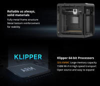 QIDI Tech Q1 Pro Impresora 3D, motores Z dobles, cámara de calor a 60°C, impresión a 350°C, hot-end de tres metales, nivelación automática, alta velocidad ≤600mm/s, procesador de 64 bits, detección de filamento, 245x245x240mm - details 11