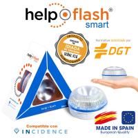 Help Flash y FlashLed - Baliza de Emergencia Compacta y Ligera con Señal V16 de Peligro y Linterna Homologada - details 1