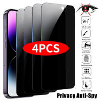 4PCS Protector De Pantalla De Vidrio Templado Para iPhone 14 pro Max 7 8 plus 13 12 11 pro Max Mini XR XS X SE Anti-Spy Anti-Scratch Resistente Al Agua - details 0