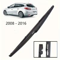 Limpiaparabrisas Trasero 14" Para Renault Megane Grandtour 3 2008-2016 Limpieza De Ventanas Material De Goma - details 0