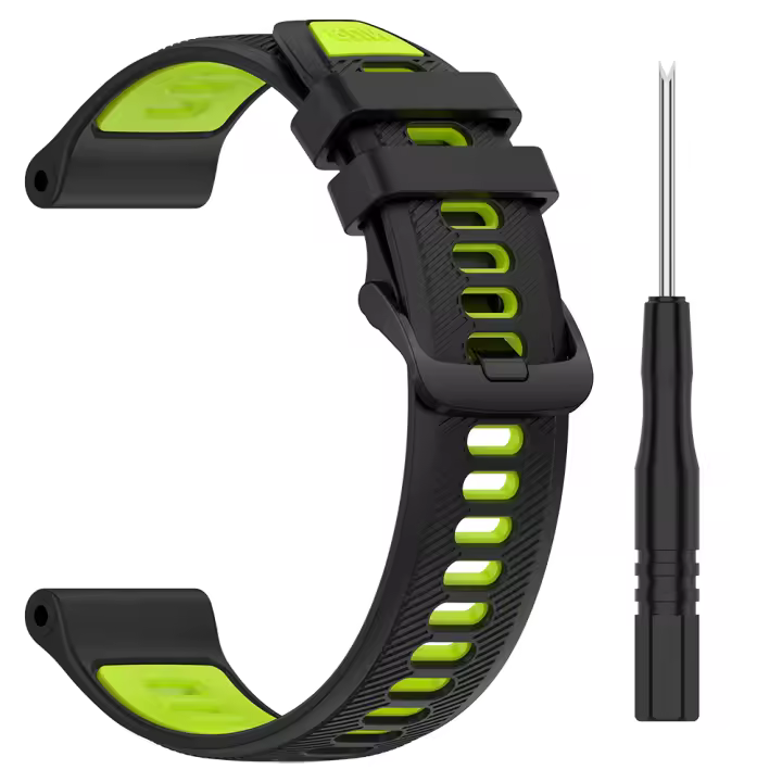 Correa De Silicona Deportiva Para Garmin Forerunner 965 Accesorios De Pulsera Compatible Con 955 Solar 945 LTE 935 745 Unisex - 1