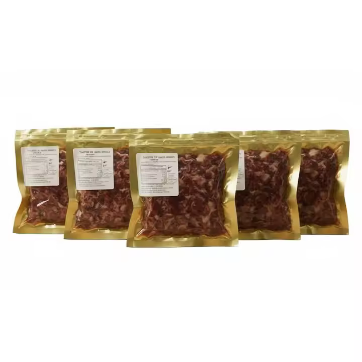 Taquitos de  Jamón Ibérico de cebo - Virutas de Jamón Ibérico - 5 unidades de 100g - Ibéricos Faustino Gil - - 1