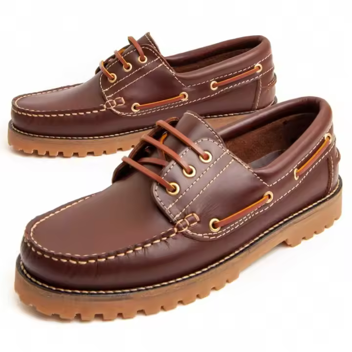 Náutico Casual De Piel Para Hombre.  Purapiel  Puranautic5  95738 - 1