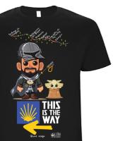 Camiseta Manga Corta Unisex Algodón Camino de Santiago Peregrinos Confecciones J. García - details 3