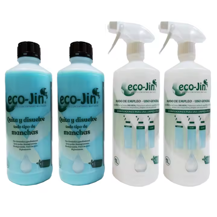 LIMPIADOR 2 SPA MULTIUSOS + 2 PULVERIZADORES- DETERGENTE EXTRA CONCENTRADO, PRODUCTO REVOLUCIONARIO, EL DESENGRASANTE DEL QUE TODO EL MUNDO HABLA, OLOR LIMPIO (P-003) - 1