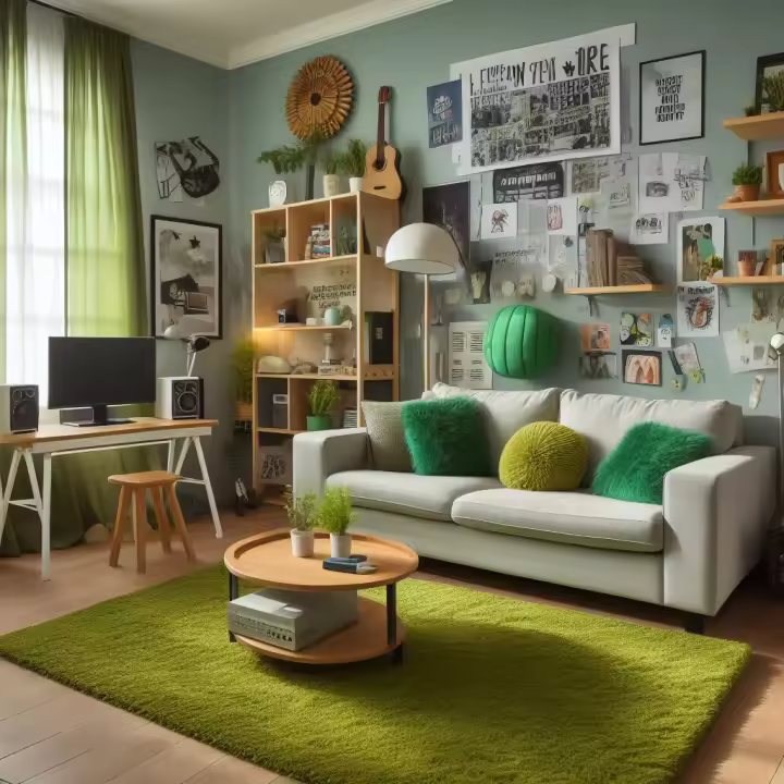 Ottoman Empire - Alfombra Shaggy de Pelo Largo Grueso, Textura Suave y Mullida - Ideal para Pie de Cama, Habitación, Cuarto de Niños y Sala de Estar - Tamaño: 070x140 Cms - 1
