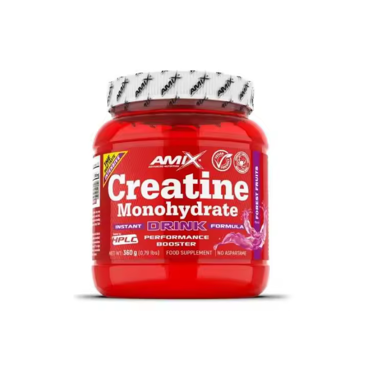 Amix Creatina Monohidrato Powder Drink 360 Gr Frutas Del Bosque Polvo - 1