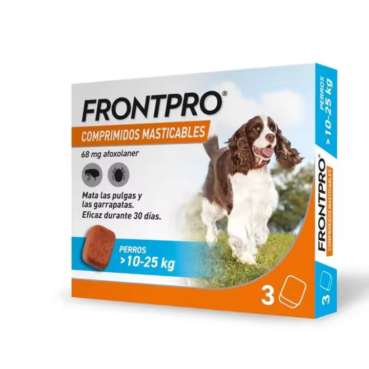 Comprimidos masticables pra perros de 10 - 25 kg - 1