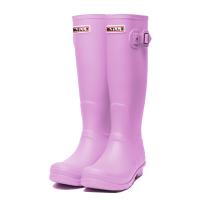 Botas de lluvia para mujer, calzado para jardín impermeable, botas de barro antideslizantes hasta la rodilla, botas altas de goma para mujer, botas de trabajo ligeras para exteriores - details 4