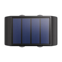 Lámpara Solar Exterior 4LED 6LED 8LED Luz Cálida Impermeable Iluminación De Jardín Pared Balcón Decorativa Luz LED Moderna - details 6