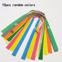 Kit De Arco De Bungee Con 10 Piezas De Goma Elástica Plana Para Slingshot Color Aleatorio Juguete Práctico De Tamaño Medio - details 0