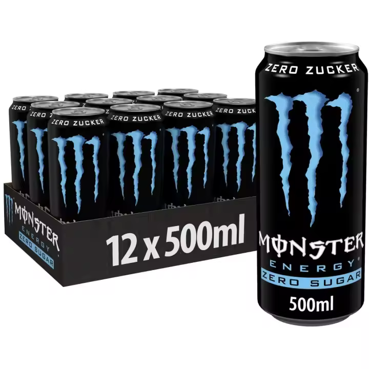MONSTER ABSOLUTELY ZERO latas 500ml- Pack 12 unidades ó Caja 24 unidades - 1