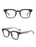 Gafas De Lectura Retro De Lujo Para Hombres Y Mujeres Marco Grande Antiglareante Color Bloqueado Bloquean La Luz Azul - details 7