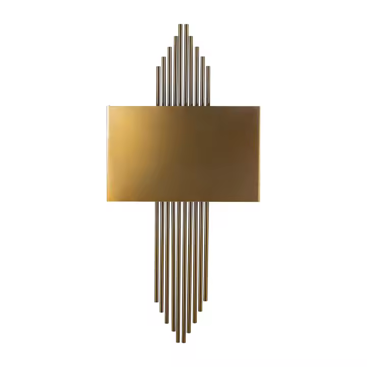 Aplique de pared WELLHOME, Estructura de metal Color Vintage - 1