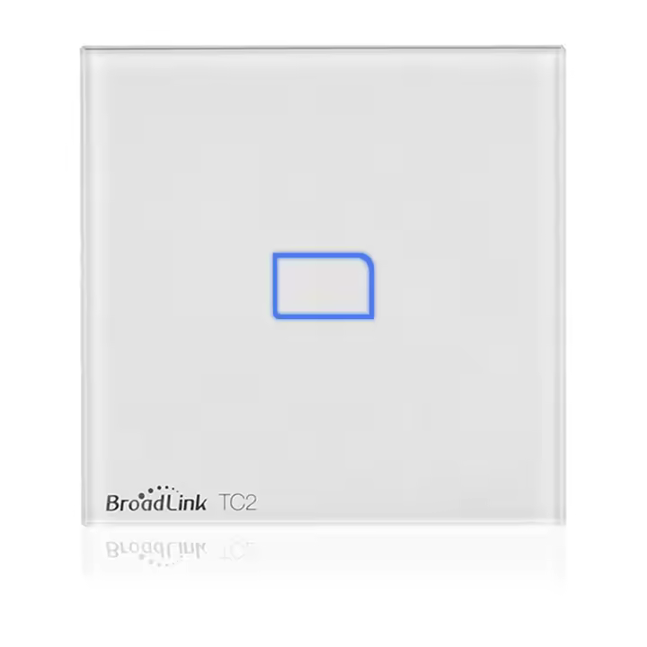 DAM. Interruptor táctil de 1 pulsador con control remoto mediante WiFi 8x3x8cm. - 1