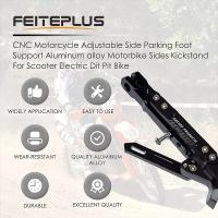 Soporte Lateral Ajustable De Metal CNC Para Motocicleta Estacionamiento De Mano Accesorios Para Moto Soporte De Pies De Motocicleta - details 3