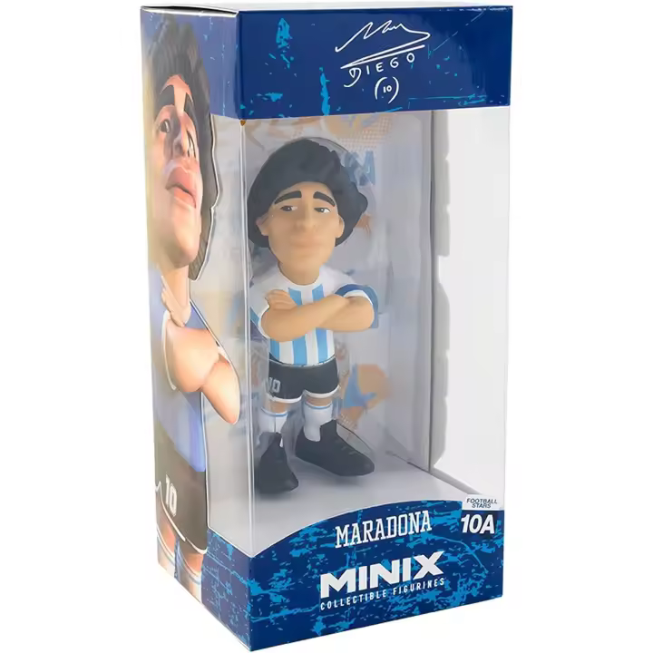 MINIX 12CM MARADONA ALBICELESTE. Producto innovador y de gran calidad, diseñado para brindar una experiencia única. Perfecto para regalar o disfrutar personalmente. - 1