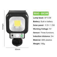 Lampara Solar COB/LED para exteriores, JX995A.farola de inducción humana impermeable, Sensor de movimiento PIR, iluminación de seguridad, farola Solar para jardín. - details 10