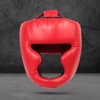 Protector De Cabeza Completo Para Karate Muay Thai Taekwondo Boxeo Equipamiento Protectoro De Goma PU Para Hombres Mujeres Y Niños - details 0