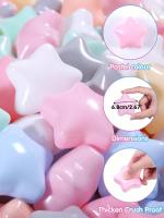 Pelotas Multicolor Sin BPA para Piscina Infantil y Parque de Bolas, Pack 50/100/200 Unidades, Forma de Estrella, Juguete Seguro para Bebés y Niños, Azul Verde Rosa Naranja Amarillo Gris Blanco - details 3