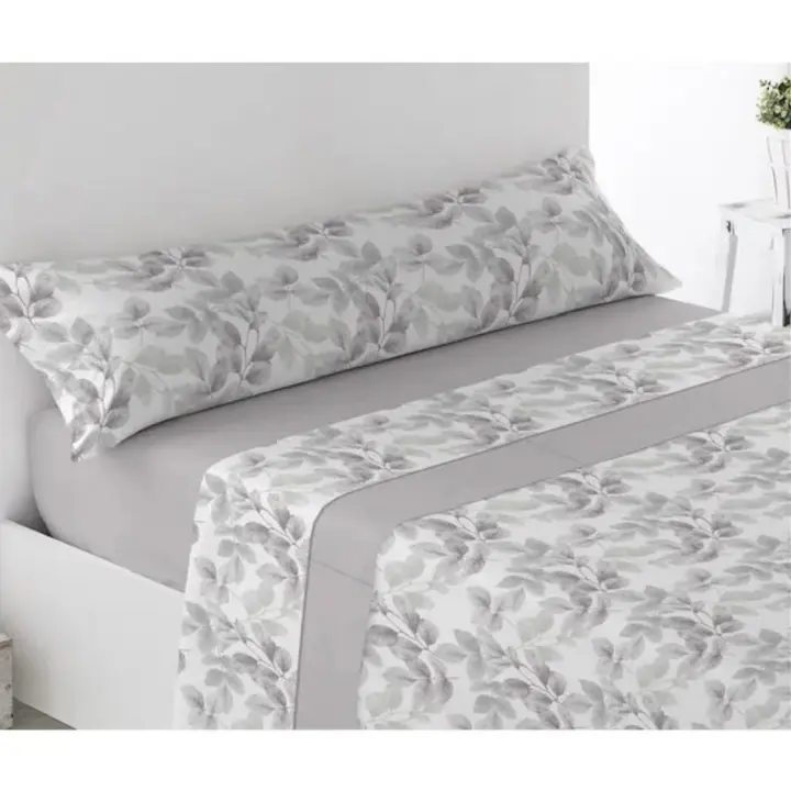 Juego Sábanas (3 piezas): sábana encimera + sábana ajustable + 1 fundas de almohadade 90x135x150cm 100% poliéster. - 1