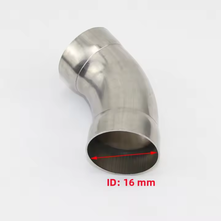 Tee De Diametro Igual 45 Grados De Acero Inoxidable 304 Resistente a Alta Presion Y Corrosion Para Tubo De Escape - 1