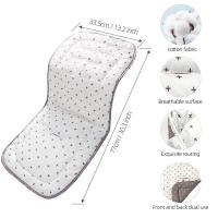 Colchoneta Silla Paseo Universal, Algodón Funda Carrito Bebe Universal, Funda Carro Bebe Universal de Doble Cara, Colchoneta Carro Bebe Universal, Colchoneta Silla Bebe para Bebés 77x34cm - details 0