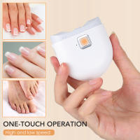 Tijeras De Uñas Eléctricas Con Iluminación Auxiliar Y Pulidora Automática Mini Herramientas De Manicura Portátil Para Niños Y Adultos - details 6