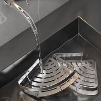 Organizador De Baño Y Cocina Estante De Ducha En Acero Inoxidable Soporte Para Shampoo Estante De Esquina Montado En La Pared Accesorios De Baño Y Cocina - details 6