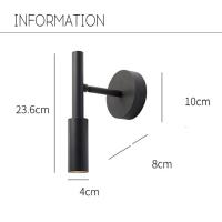Lámpara De Pared Moderna Vintage LED Nordic Ajustable Para Dormitorio Sala De Estar Baño Iluminación Decorativa Con Fuente De Luz LED Incluida - details 3