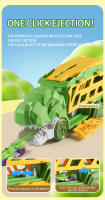 Juguete De Coche De Aleación Con Morfosis De Dinosaurio Para Niños Modelo De Coche De Transporte De Desplazamiento Con Ejector De Pista Regalo De Cumpleaños - details 4