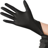 Guantes Desechables De Nitrilo Negro Para Trabajo Látex Libre De Hogar Limpieza Guantes Texturizados Para Mecánico Tatuaje Cabello Tejido Belleza - details 6