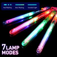 12/24/48Pcs Varitas De Fibra Luminiscente LED Varitas De Luz Para Fiesta Colores Opticos Para Bodas Y Fiestas Favoritos - details 9