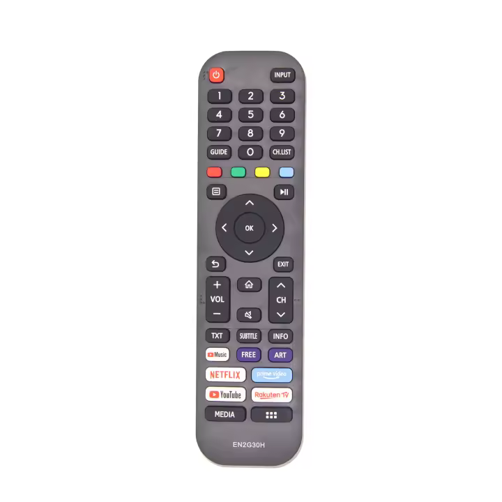 Nueva Telecommande Universal Hisense Reemplazo EN2G30H Con Botones Para Netflix Prime Video YouTube Rakuten TV Control Remoto Infrarrojo IR 433 MHz - 1