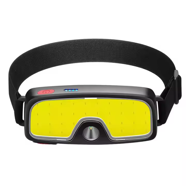 Linterna Frontal COB LED Super Brillante Recargable 180° Lámpara De Corbata Impermeable Para Actividades Al Aire Libre Como Ciclismo Pesca Camping Y Senderismo - 1