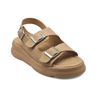 Calzados soraia, sandalias para mujer con correa ajustable con hebilla, color mates, plama con plataforma - details 4