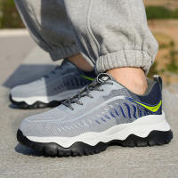Zapatos De Seguridad Para Hombre Talla 48 Antipinchazos Y Antideslizantes Suela De EVA Capa Superior De Tejido Mocasines Respirables Para Trabajo - details 17