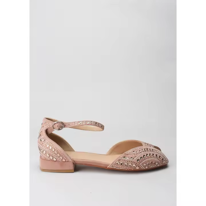 sandalia pedreria suede old pink ALMA EN PENA - 1