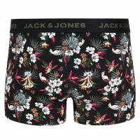Jack & Jones JACFLOWER Pack 3 Boxers Hombre, Calzoncillos Boxer Cortos, Ropa Interior Masculina, Microfibra Elástica, Estampados y Lisos, Cómodos, Cintura Elástica - details 1