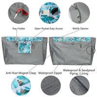 Bolsa de playa grande impermeable con cremallera Bolsas de playa Impermeable a prueba de arena Bolsa de piscina Bolsa grande - details 2