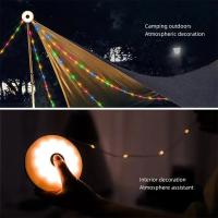 Lámpara De Camping Multifuncional 4 En 1 Con Cinta LED Recargable USB Y Gancho Magnético Para Decoración De Tienda Exterior XTE - details 10