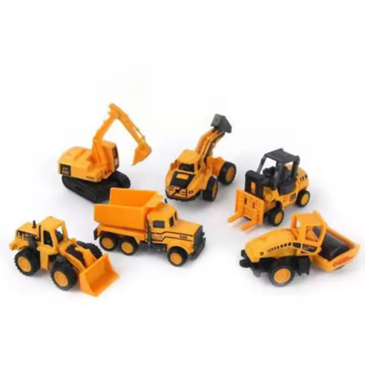 Juguetes De Navidad Vehículos De Miniatura De Aluminio 8 Tipos De Coches De Construcción Y Camiones Cargueros Modelo De Coche - 1